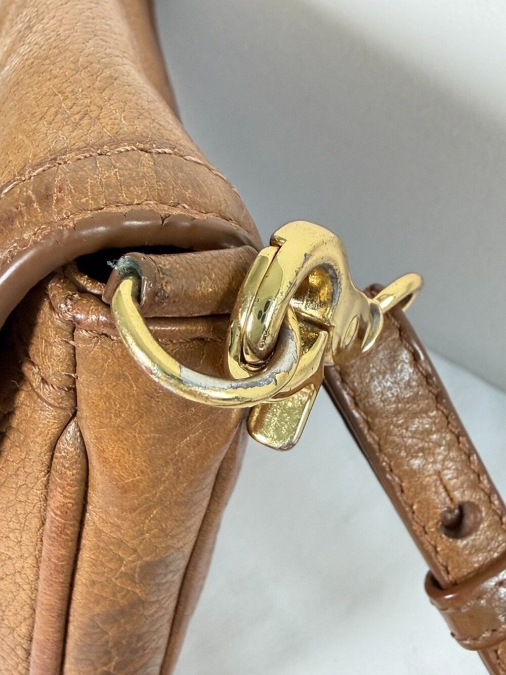TORY BURCH Amanda Leather Crossbody Bag Brown - Picture 11 of 14